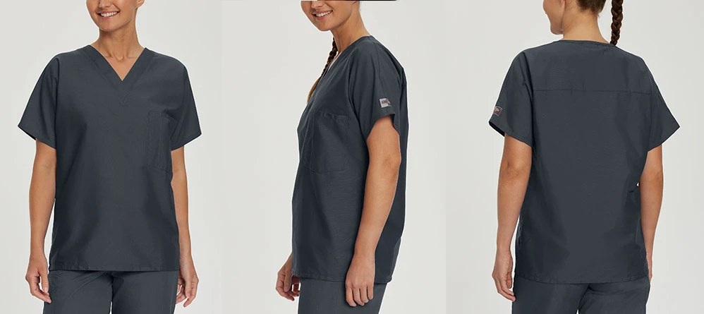 Landau ScrubZone scrubs in Graphite